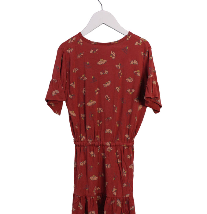 A Red Short Sleeve Dresses from Soft Gallery in size 3T for girl. (Back View)