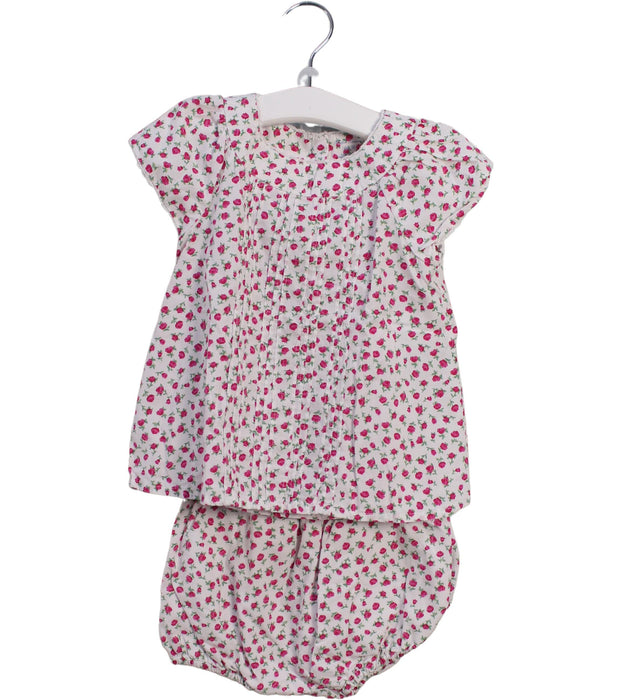 A Pink Short Sleeve Dresses from Ralph Lauren in size 12-18M for girl. (Front View)