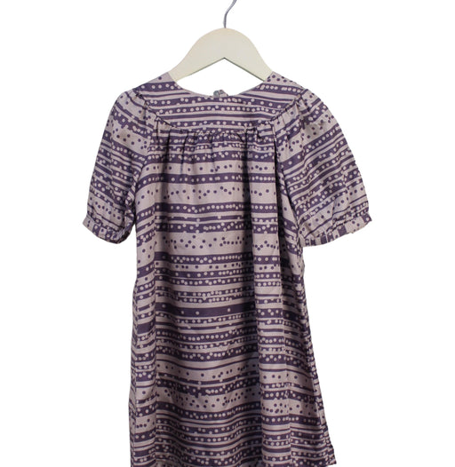 A Purple Short Sleeve Dresses from Stella McCartney Gap Kids in size 5T for girl. (Front View)