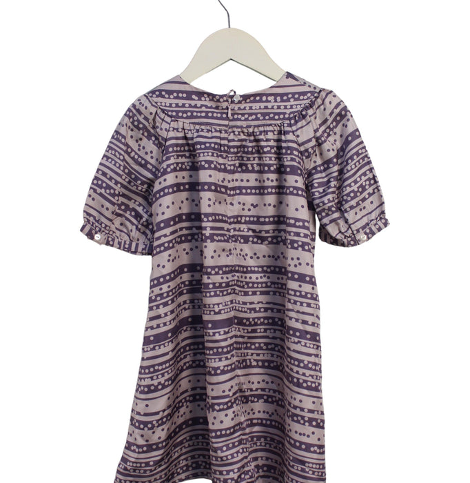 A Purple Short Sleeve Dresses from Stella McCartney Gap Kids in size 5T for girl. (Back View)