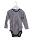 A Grey Long Sleeve Bodysuits from Frugi in size 2T for neutral. (Front View)