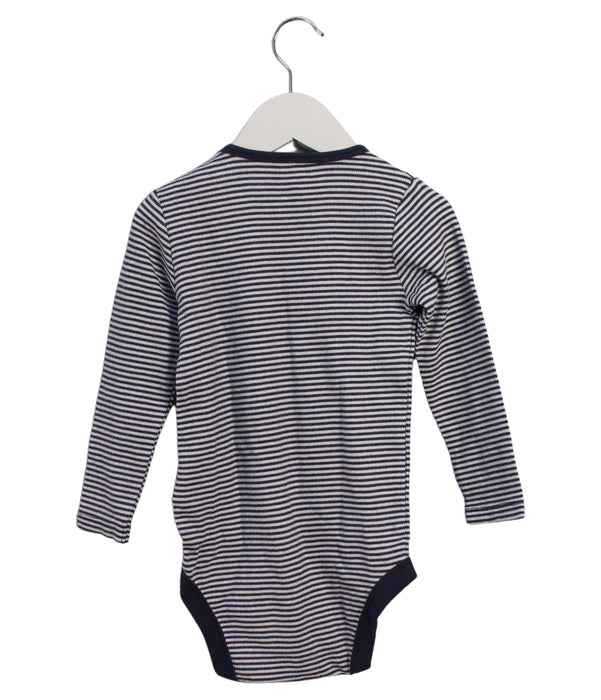 A Grey Long Sleeve Bodysuits from Frugi in size 2T for neutral. (Back View)