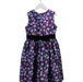 A Purple Sleeveless Dresses from Oscar de la Renta in size 8Y for girl. (Back View)