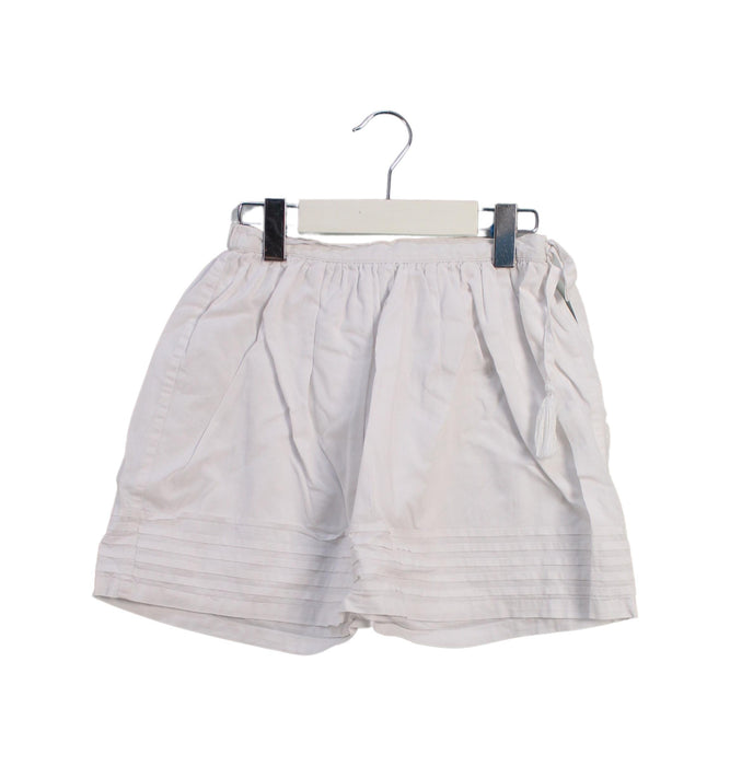 A White Short Skirts from CdeC in size 6T for girl. (Front View)