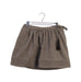 A Taupe Short Skirts from CdeC in size 6T for girl. (Front View)