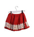 A Red Short Skirts from Bonpoint in size 3T for girl. (Back View)