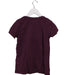 A Burgundy Short Sleeve T Shirts from Tommy Hilfiger in size 8Y for girl. (Back View)