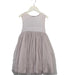 A Grey Sleeveless Dresses from Nellystella in size 4T for girl. (Front View)