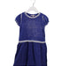 A Blue Short Sleeve Dresses from Bonpoint in size 8Y for girl. (Front View)