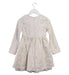 A Ivory Long Sleeve Dresses from Billieblush in size 6T for girl. (Back View)
