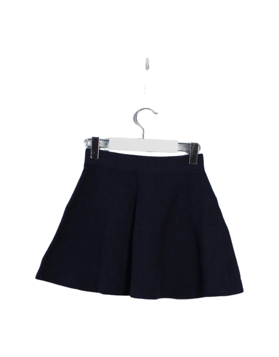 A Navy Short Skirts from Seed in size 5T for girl. (Back View)