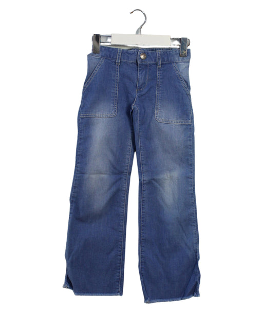 A Blue Jeans from Bonpoint in size 6T for girl. (Front View)