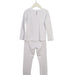 A White Pyjama Sets from Jacadi in size 6T for girl. (Back View)