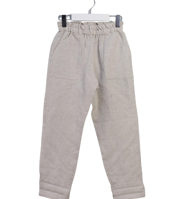 A Grey Casual Pants from Bonpoint in size 8Y for girl. (Front View)