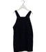 A Navy Overall Dresses from Seed in size 5T for girl. (Front View)