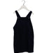 A Navy Overall Dresses from Seed in size 5T for girl. (Front View)