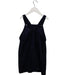A Navy Overall Dresses from Seed in size 5T for girl. (Back View)