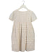 A Ivory Short Sleeve Dresses from Bonpoint in size 6T for girl. (Front View)