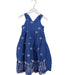 A Blue Sleeveless Dresses from Billieblush in size 5T for girl. (Front View)
