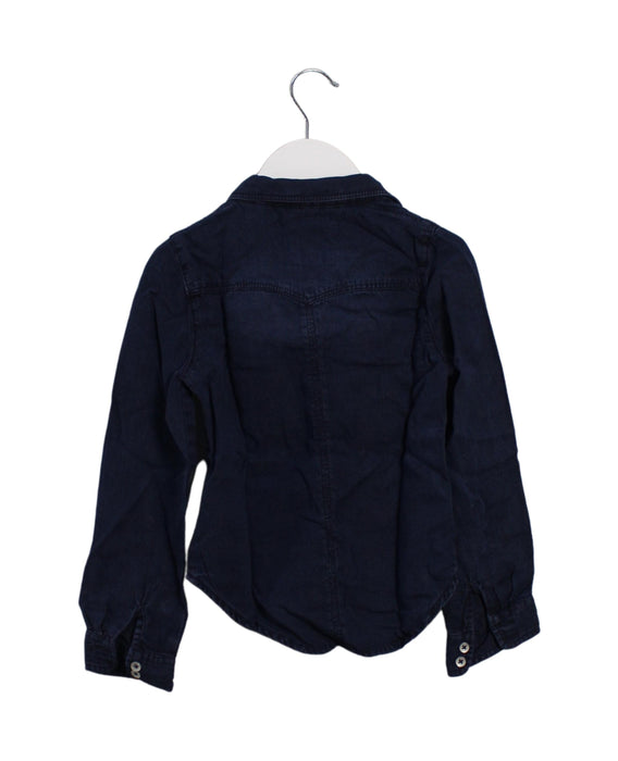 A Navy Shirts from Levi's in size 4T for girl. (Back View)