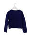 A Blue Cardigans from Bonpoint in size 6T for girl. (Back View)