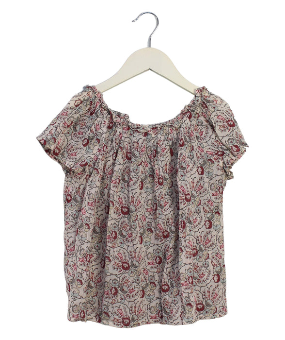 A Multicolour Short Sleeve Tops from Bonpoint in size 6T for girl. (Front View)