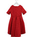 A Red Short Sleeve Dresses from Aisabobo in size 8Y for girl. (Back View)