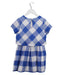 A Blue Short Sleeve Dresses from Seed in size 6T for girl. (Back View)