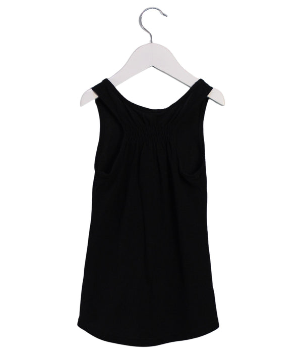A Black Sleeveless Tops from LuluCastagnette in size 4T for girl. (Back View)