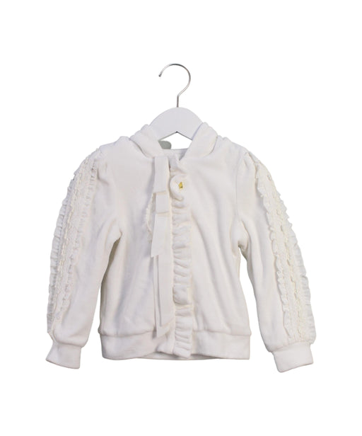 A White Lightweight Jackets from Nicholas & Bears in size 4T for girl. (Front View)