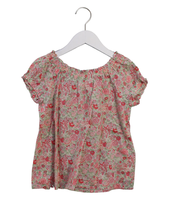 A Green Short Sleeve Tops from Bonpoint in size 8Y for girl. (Front View)