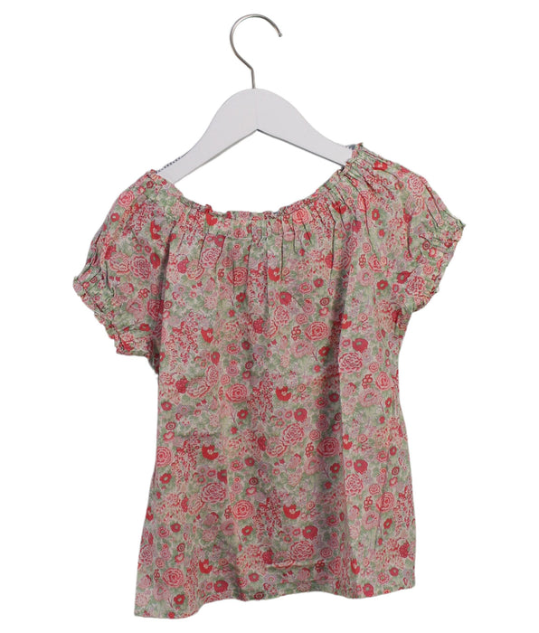 A Green Short Sleeve Tops from Bonpoint in size 8Y for girl. (Back View)