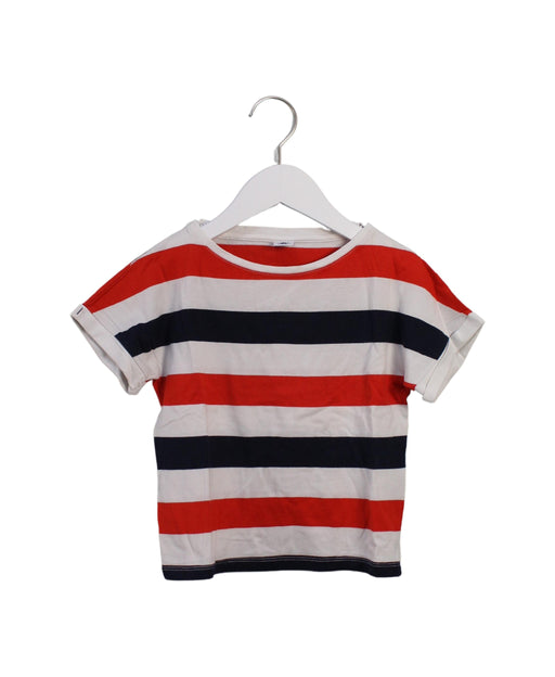 A Multicolour Short Sleeve Tops from Petit Bateau in size 6T for girl. (Front View)