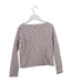 A Grey Cardigans from Petit Bateau in size 8Y for girl. (Back View)