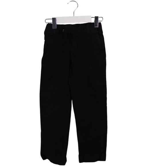 A Black Casual Pants from Boss in size 6T for boy. (Front View)