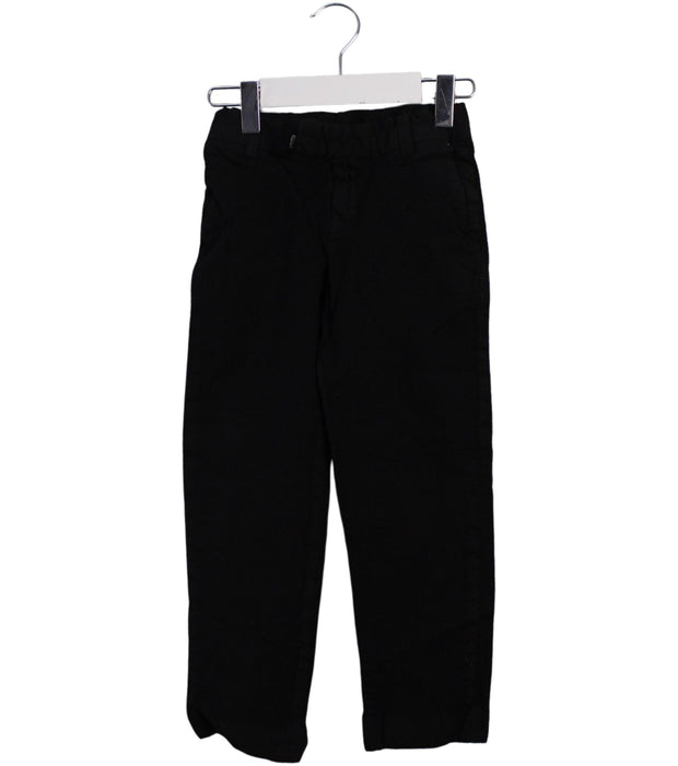 A Black Casual Pants from Boss in size 6T for boy. (Front View)