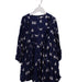 A Blue Long Sleeve Dresses from Simple Kids in size 8Y for girl. (Front View)