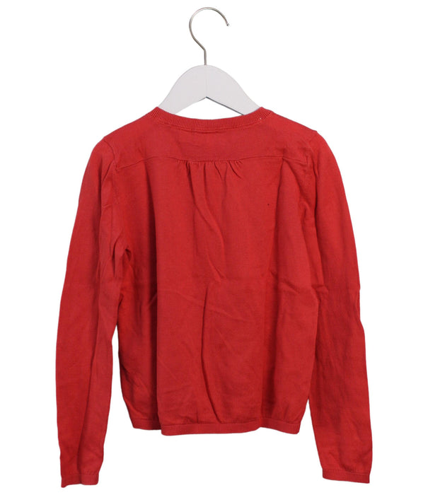 A Red Cardigans from Lacoste in size 8Y for girl. (Back View)