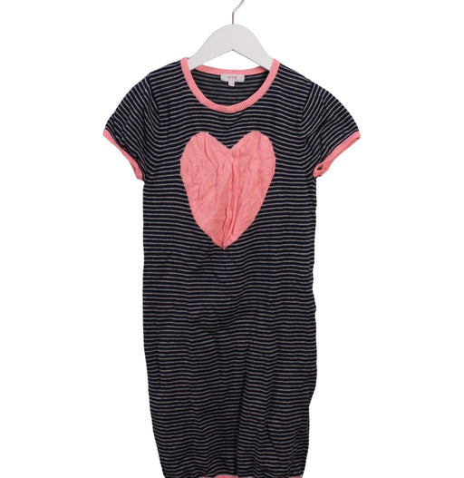 A Black Short Sleeve Dresses from Seed in size 9Y for girl. (Front View)