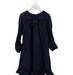 A Blue Long Sleeve Dresses from Velveteen in size 10Y for girl. (Front View)