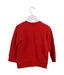 A Red Crewneck Sweatshirts from Miki House in size 2T for girl. (Back View)