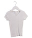 A White Short Sleeve Tops from Seed in size 6T for girl. (Front View)