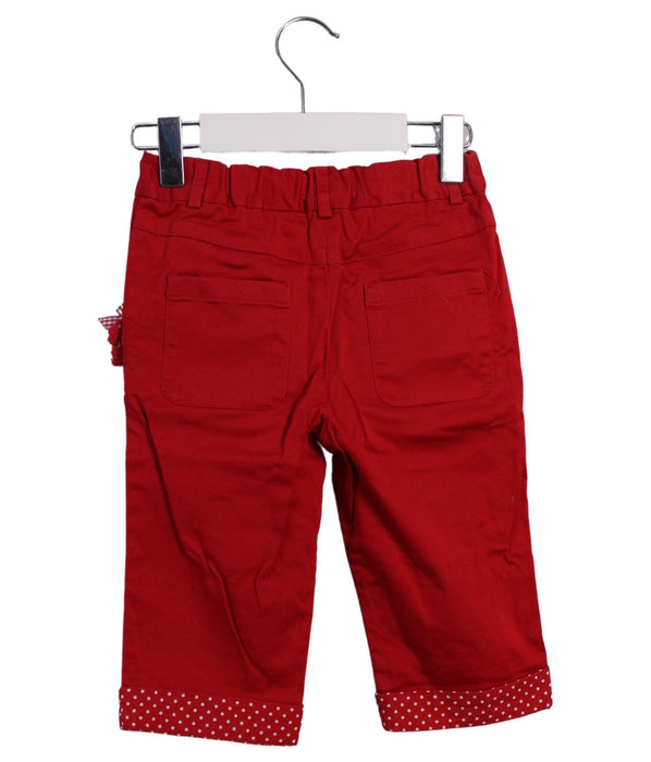 A Red Casual Pants from Nicholas & Bears in size 4T for girl. (Back View)