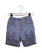A Blue Shorts from Momonittu in size 2T for girl. (Front View)