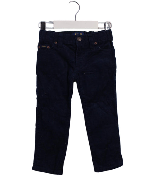 A Navy Casual Pants from Polo Ralph Lauren in size 2T for girl. (Front View)