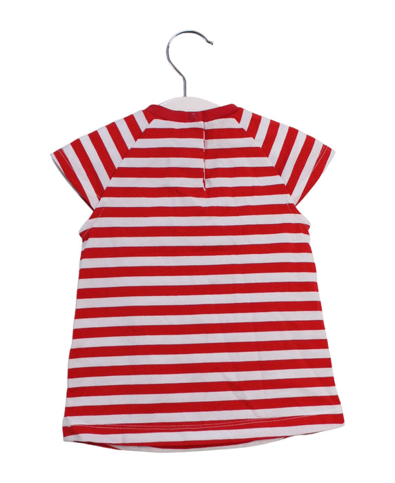 A Red Short Sleeve Dresses from Liu Jo in size 3-6M for girl. (Back View)