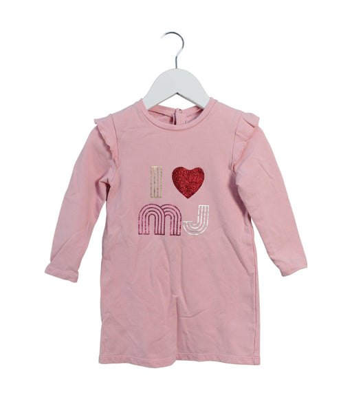 A Pink Sweater Dresses from Little Marc Jacobs in size 2T for girl. (Front View)