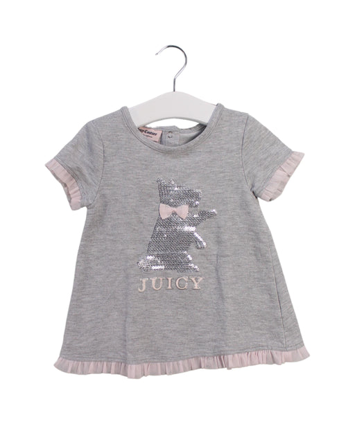 A Grey Short Sleeve Dresses from Juicy Couture in size 18-24M for girl. (Front View)