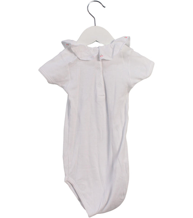 A White Short Sleeve Bodysuits from Bonpoint in size 2T for girl. (Back View)