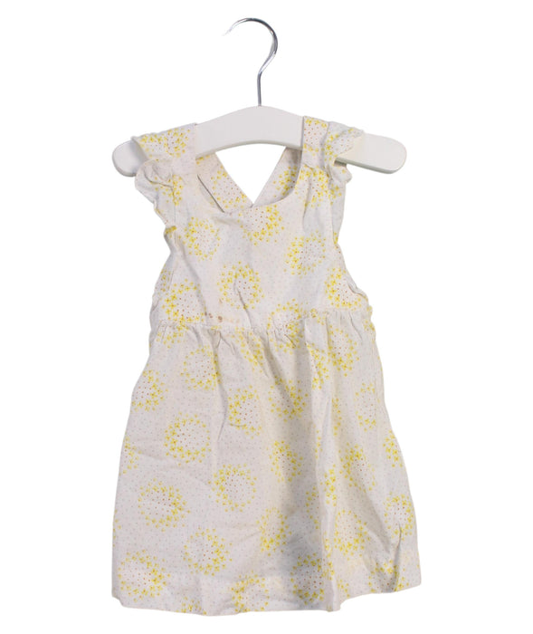 A Yellow Dress Sets from Jacadi in size 3-6M for girl. (Front View)